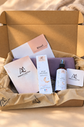 Coffret Écrin de Lin, ambiance crème