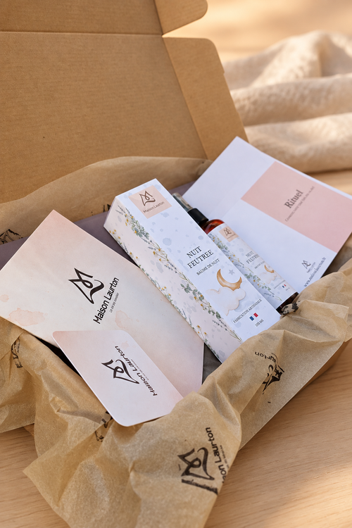 Coffret Nuit Feutrée avec la carte Rituel