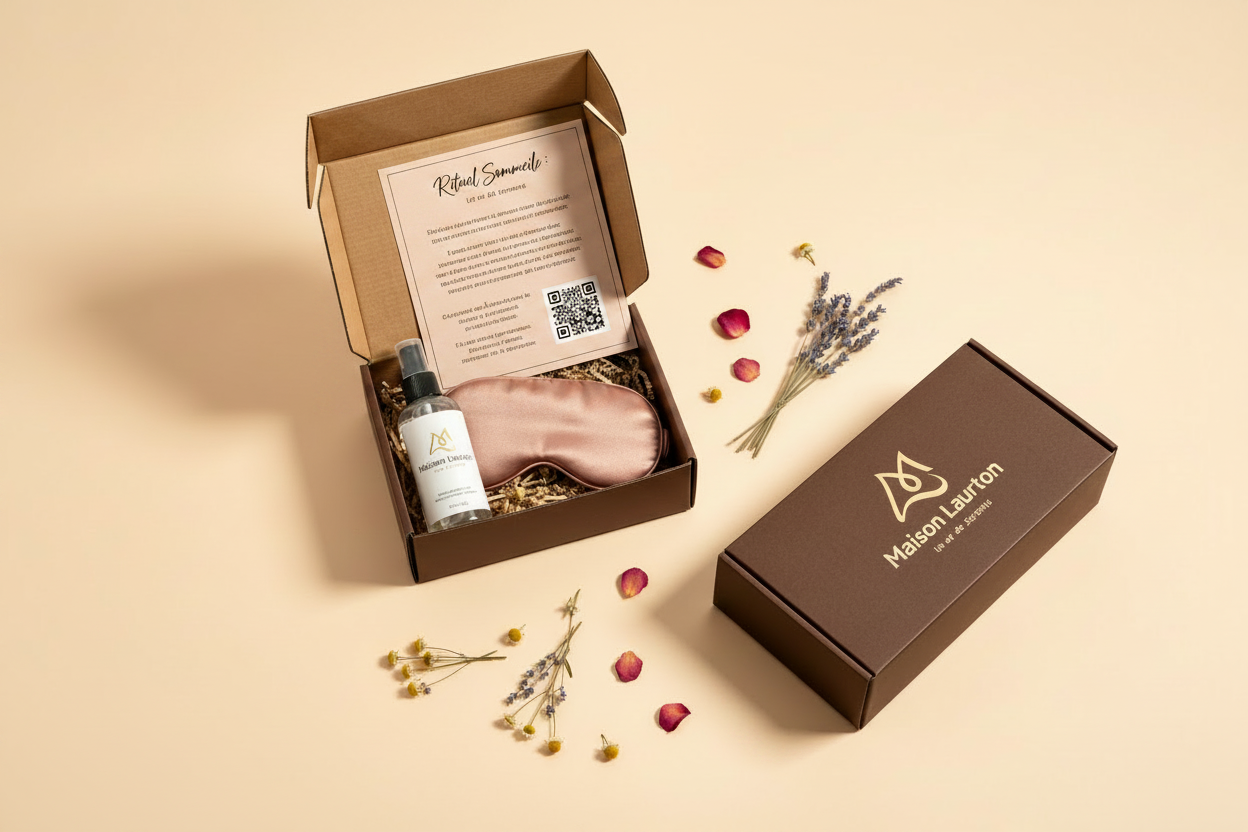 Box Sommeil Maison Laurton - carte rituel QR code